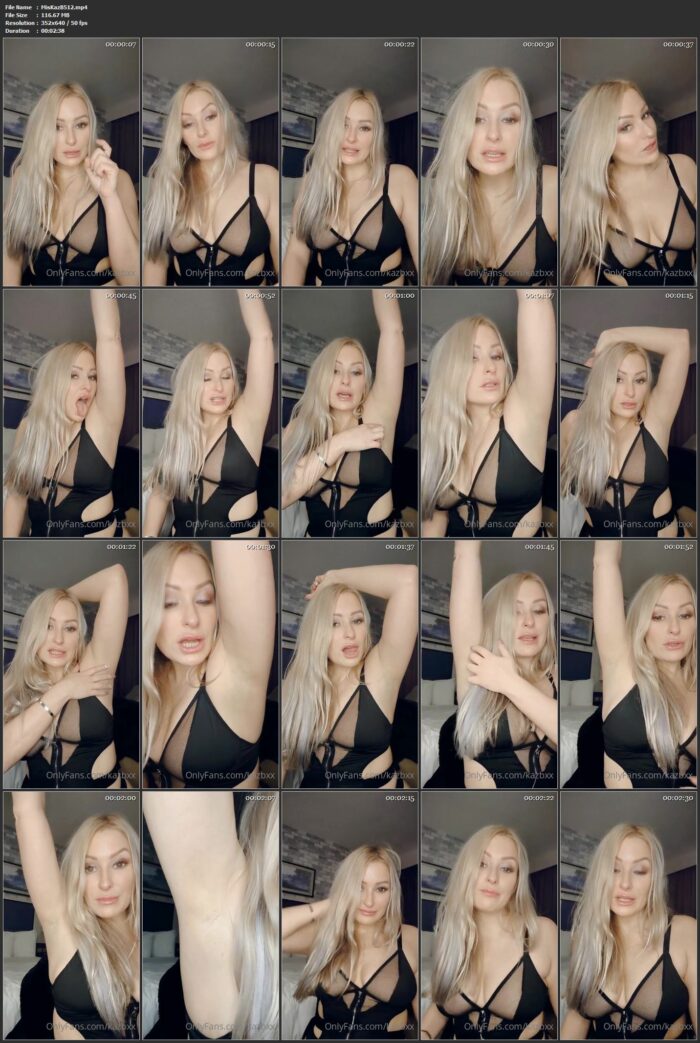 Kaz B In Scene: You Will Lick My Sweaty Armpits Wormy - PRINCESS KAZ - SD/640p/MP4