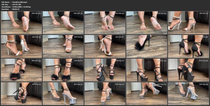 Heel Showoff - MOODYFEET - FULL HD/1080p/MP4