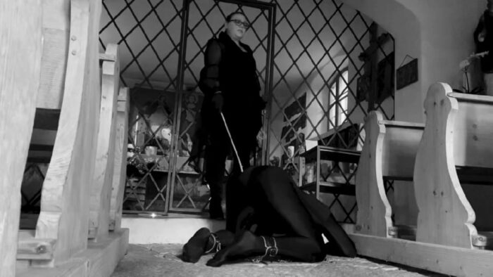 Dominatrix Mistress April In Scene: The Confessional - MISTRESS APRIL - HD/720p/MP4