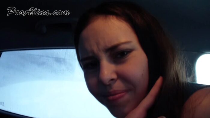 Young Alina Pooping In The Car 11 - POOALINA - HD/720p/MP4