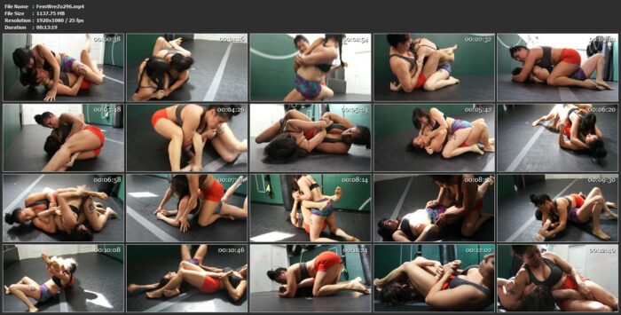 Izamar Vs. Nina - FEMALE WRESTLING ZONE - FULL HD/1080p/MP4