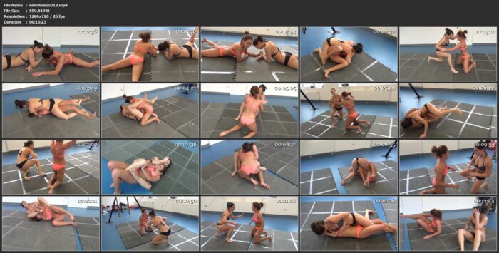 Mara Vs. Szamanta - FEMALE WRESTLING ZONE - HD/720p/MP4