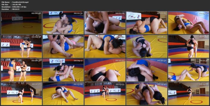 Ina Vs. Jaklina - FEMALE WRESTLING ZONE - LQ/360p/MP4