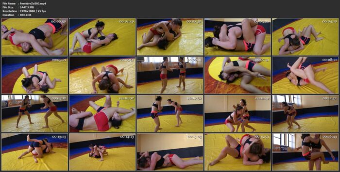 Amazon Vs. Jaki - FEMALE WRESTLING ZONE - FULL HD/1080p/MP4