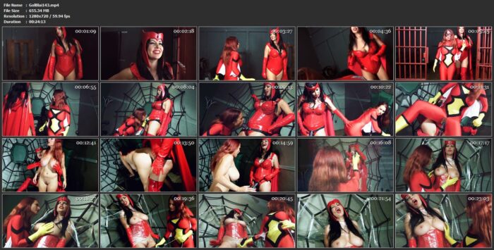 AnastasiaPierce - Anastasia & Goldie - Scarlet Witch Vs Spider Woman - CaughtIn Her Web - GOLDIE BLAIR - HD/720p/MP4