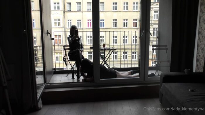 I Wonder If The Balcony Is A Public Place Here - LADY KLEMENTYNA - FULL HD/1080p/MP4