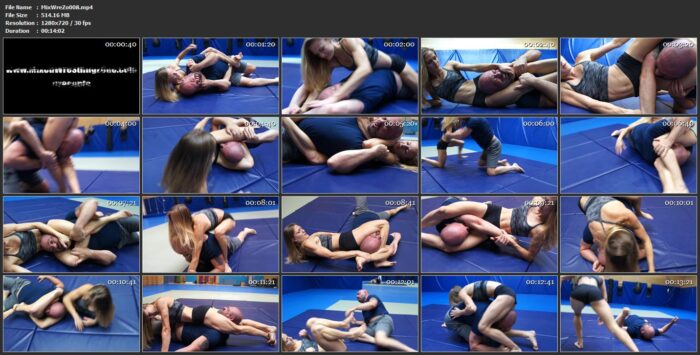 The CRUSHING SCISSORETTE - 2.0 LETHAL VERSION - MIXED WRESTLING ZONE - HD/720p/MP4