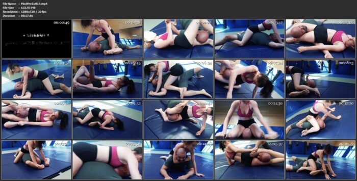 MEGA GYM BRNO #5 - BALLERINA FROM HELL - MIXED WRESTLING ZONE - HD/720p/MP4