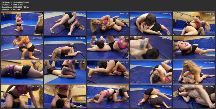 Inanna Vs. Adel - MIXED WRESTLING ZONE - FULL HD/1080p/MP4