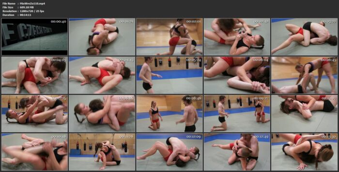 Alkaia Vs. Ivo - MIXED WRESTLING ZONE - HD/720p/MP4