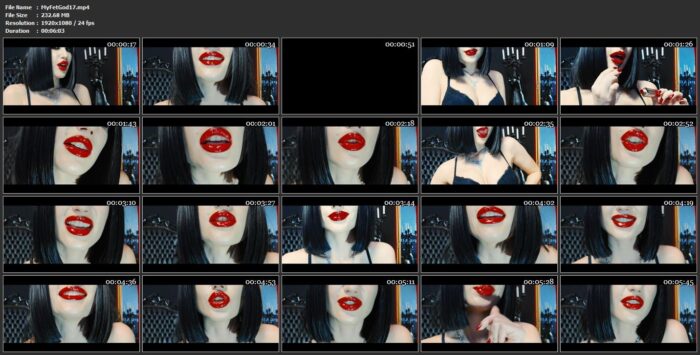 Red Lips - MYFETISHGODDESSS - FULL HD/1080p/MP4