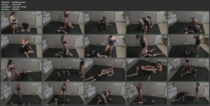 Brandi Mae - Brandi Muscle Beatdown - BRUTAL BEAUTIES - SD/480p/MP4