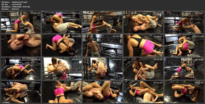 BATTLE RING ULTIMATE SERIES - BOUT#17 MUSCLE GIRL DOMINATES - MIXED WRESTLING ZONE - FULL HD/1080p/MP4