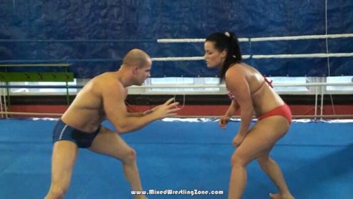 Caroline Vs. Peter - MIXED WRESTLING ZONE - SD/576p/MP4