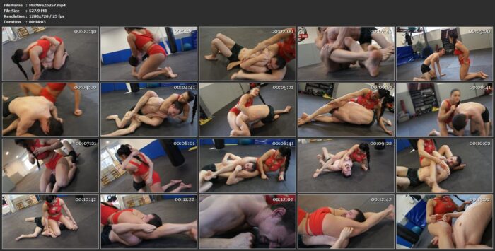 MUSCLE DOLL SUBMISSION - MIXED WRESTLING ZONE - HD/720p/MP4