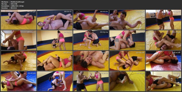 Gaby Vs Boiko - MIXED WRESTLING ZONE - HD/720p/MP4