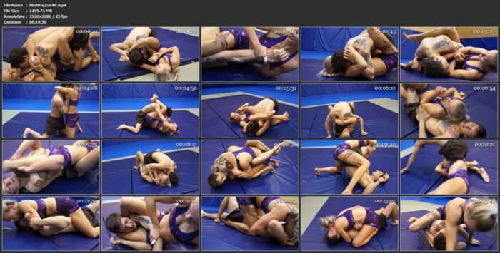 Antiope Vs. Adel - MIXED WRESTLING ZONE - FULL HD/1080p/MP4