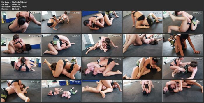 The Platinum Series -Tia Vs. Pablo - MIXED WRESTLING ZONE - HD/720p/MP4