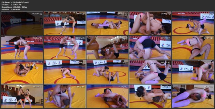 Jaklina Vs. Viktor 2 - MIXED WRESTLING ZONE - LQ/360p/MP4