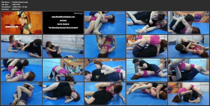 Lilu Vs. Vasily - MIXED WRESTLING ZONE - HD/720p/MP4