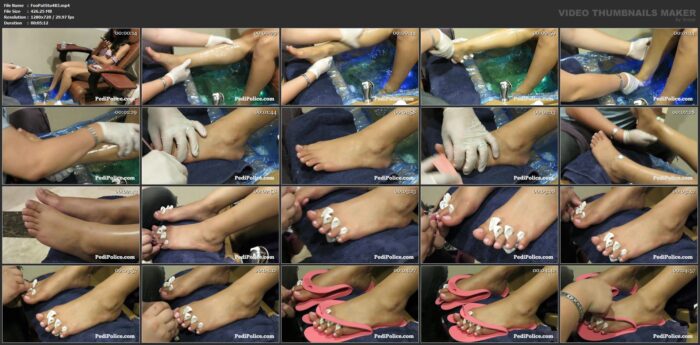 Archer LegEnd In Scene: Sophia Leone Pedicure - FOOT PATROL STUDIO / PEDI POLICE - HD/720p/MP4