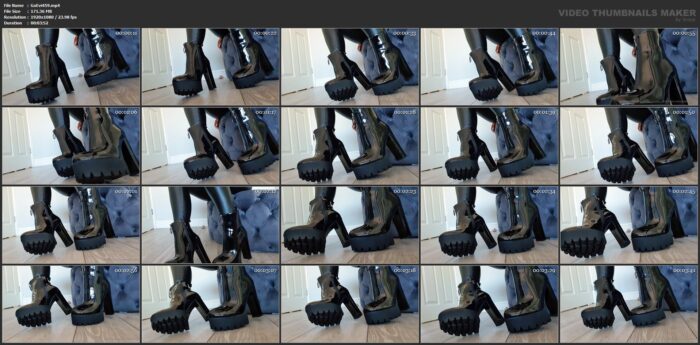 Goddess Evie In Scene: My Black Shiny Ankle Boots Are So Hot, Aren't They - MISSEVIELOCK - FULL HD/1080p/MP4