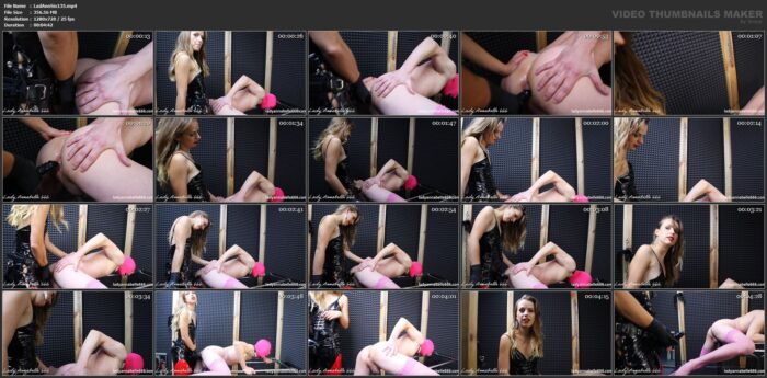 Goddess Lady Annabelle In Scene: Pegging My Pinky Slut On The Cage - LADYANNABELLE666 - HD/720p/MP4