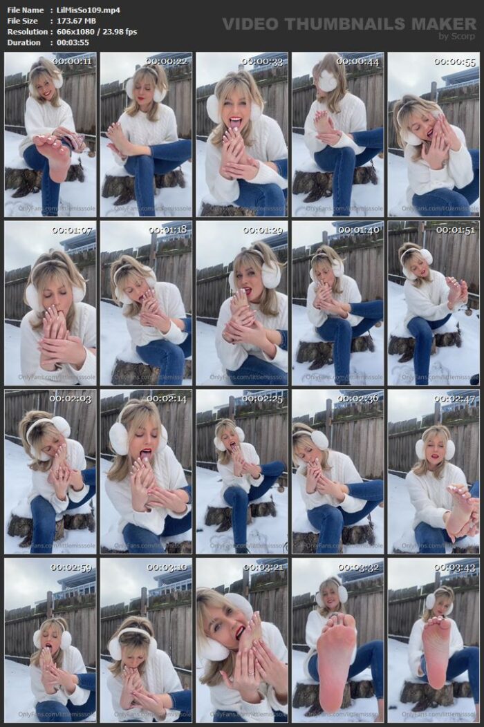 Littlemiss Mae In Scene: Self Worship In The Snow - LITTLEMISSSOLE - FULL HD/1080p/MP4