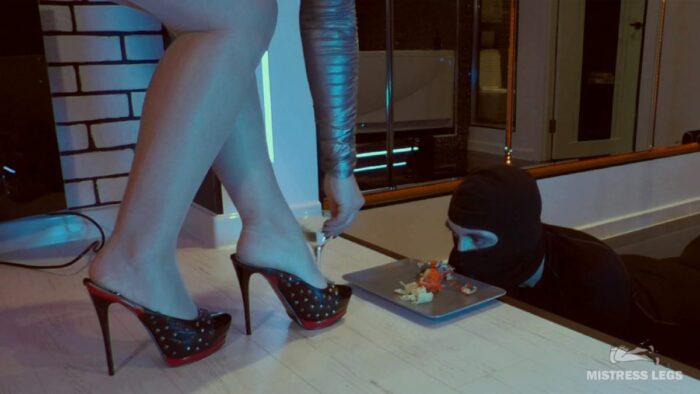 Mistress Feeds Slave With Her High Heels - MISTRESS LEGS - FULL HD/1080p/MP4