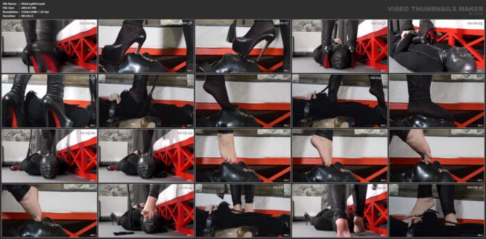 Mistress Hard Trampling Slaves Face - MISTRESS LEGS - FULL HD/1080p/MP4