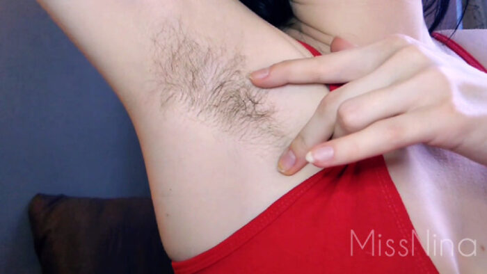 Hairy Armpit Worship - NINA CARRIE - SD/644p/MP4