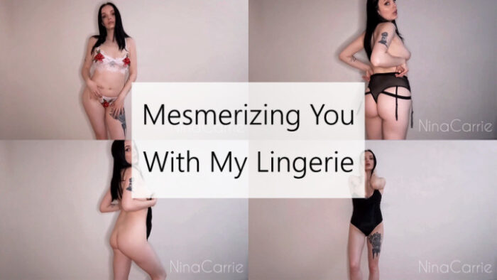 Mesmerizing You With My Lingerie - NINA CARRIE - FULL HD/1080p/MP4