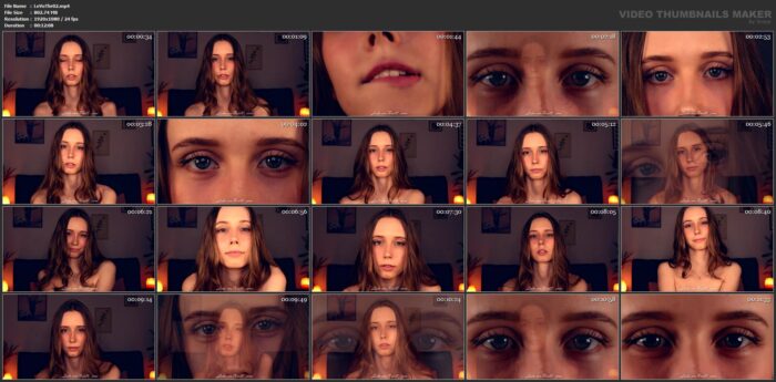 Magnetic Eyes Mesmerize Love Addiction Eye Fixation - LEDA VON THRILL - FULL HD/1080p/MP4