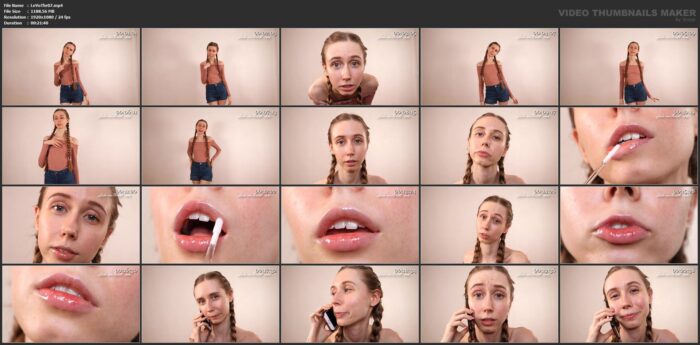 Unkissed Virgin's Oral Fixation - LEDA VON THRILL - FULL HD/1080p/MP4