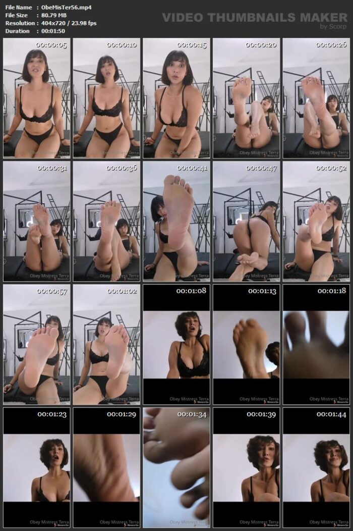 Mistress Uncensored In Scene: Realise Your Place As My Foot Slave - MISTRESS TERRA - HD/720p/MP4