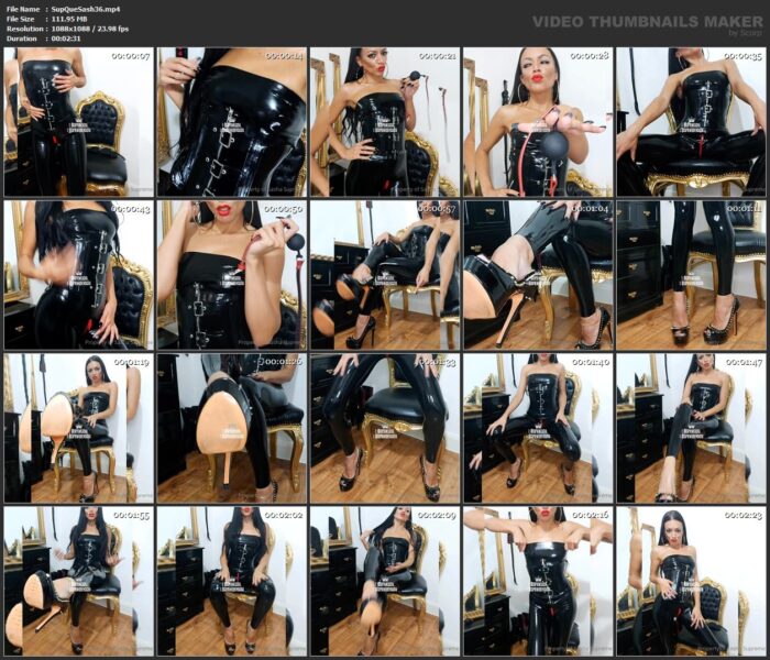 Kneel And Beg To Please Me - SASHA SUPREME - FULL HD/1088p/MP4