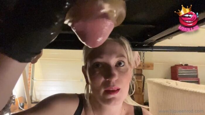 Close Up Ruined Multiple Times Into A Glass On The Milking Table - MISTRESS BJQUEEN - FULL HD/1080p/MP4