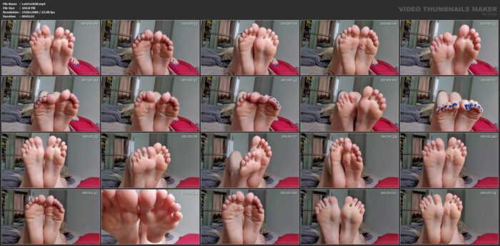 Vanessa Camile In Scene: Soft Soles! Come Enjoy Them Love - LOIRA FEET - FULL HD/1080p/MP4