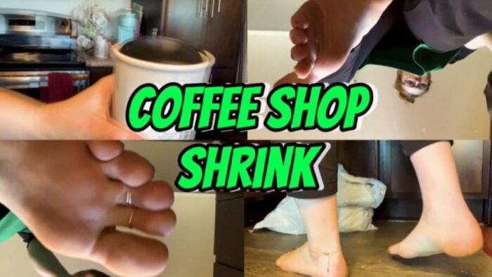 Freckled Feet In Coffee Shop Shrink - Unaware Giantess SFX - LTLGIANTESSCLIPS - FULL HD/1080p/MP4