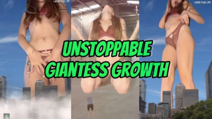 Giantess Nelly In Unstoppable Giantess Growth SFX - LTLGIANTESSCLIPS - FULL HD/1920p/MP4