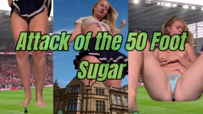 Giantess Sugar In 'Attack Of The 50 Foot Sugar - LTLGIANTESSCLIPS - FULL HD/1920p/MP4