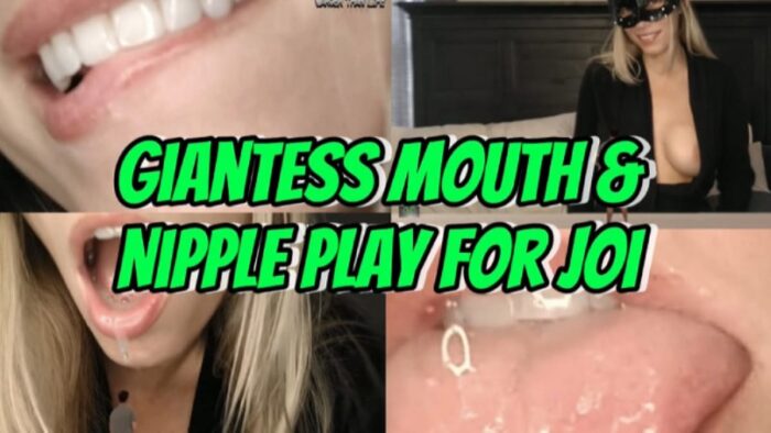 Pennyplace In Giantess Mouth & Nipple Play For Joi - LTLGIANTESSCLIPS - FULL HD/1080p/MP4