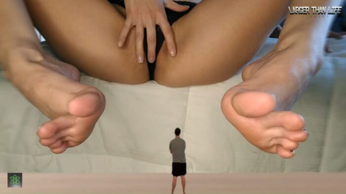 Pennyplace In Giantess Step Sis Foot Worship And Vore - LTLGIANTESSCLIPS - FULL HD/1080p/MP4