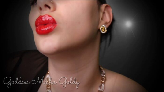 The Goldy Rush In Scene: Cum On Your Silly Face While Staring At My Full Juice Red Lips! Joi - MISTRESS MISHA GOLDY / RUSSIANBEAUTY - FULL HD/1080p/MP4