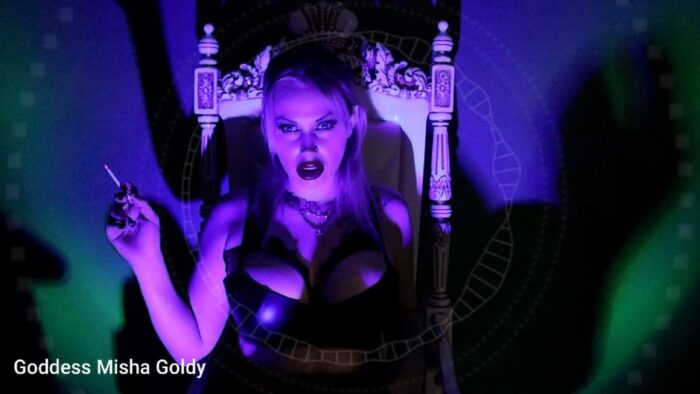 The Goldy Rush In Scene: Come Into My Smoking Magic Web - MISTRESS MISHA GOLDY / RUSSIANBEAUTY - FULL HD/1080p/MP4