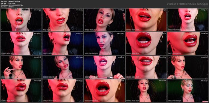 The Goldy Rush In Scene: Who Is In Control - You Or My Red Lips - MISTRESS MISHA GOLDY / RUSSIANBEAUTY - FULL HD/1080p/MP4