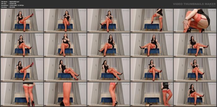 Mistress Teodora In Scene: Legs Humiliating JOI Part 1 - ALPHA DIVA / MONEY GODDESSS - FULL HD/1080p/MP4