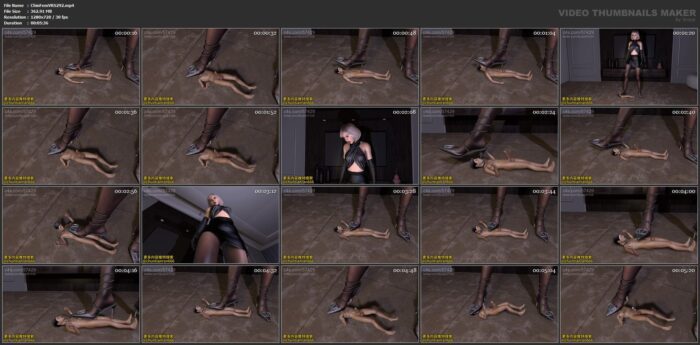 Crushed Under Her Heels - Giantess Shoe Worship Gts - CHINESE FEMDOM - HD/720p/MP4