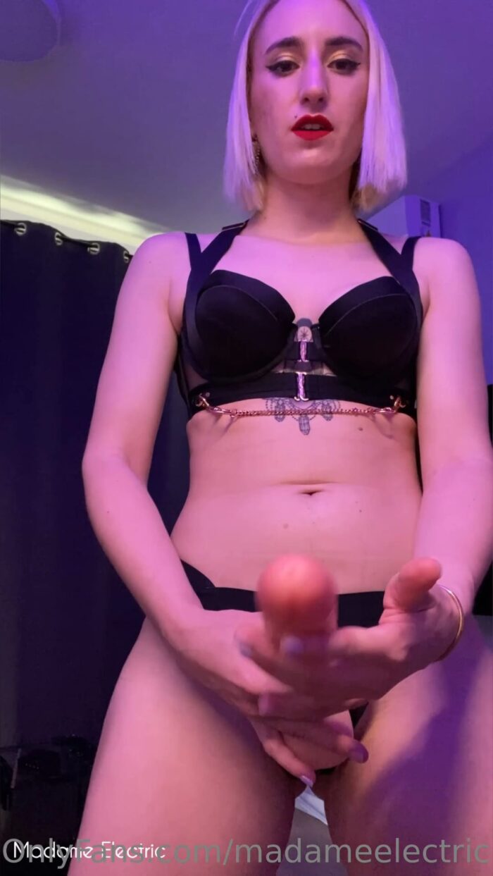 Play With My Huge Dick While I Instruct You .Mp4 - MADAME ELECTRIC - FULL HD/1918p/MP4