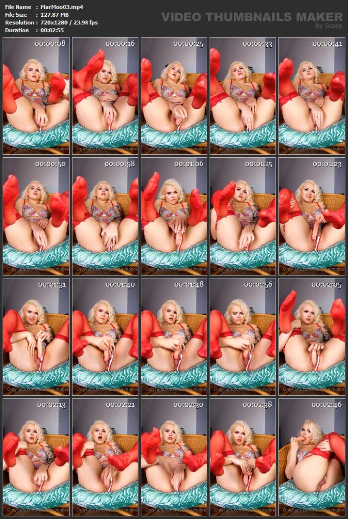 Im Trying A New Dildo - MARLENE MOORE - FULL HD/1280p/MP4